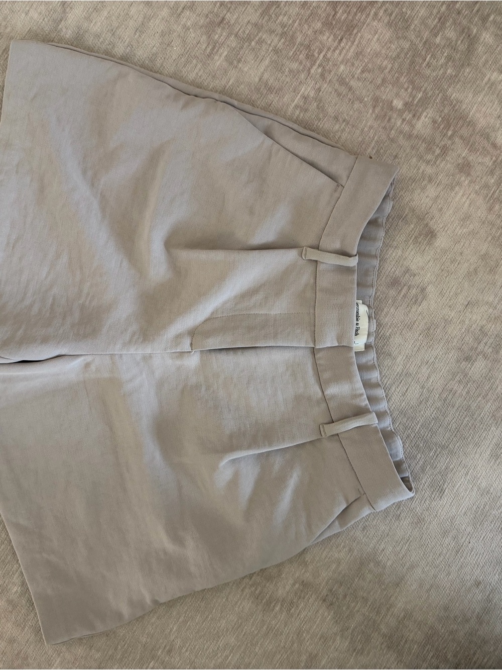 Abercrombie & Fitch Women’s Work Shorts in Light Taupe
